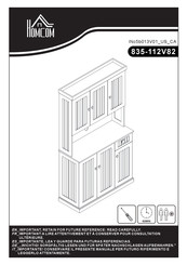 HOMCOM 835-112V82 Montageanleitung
