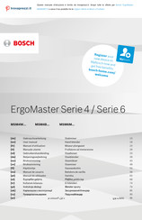 Bosch ErgoMaster 4 Serie Gebrauchsanleitung