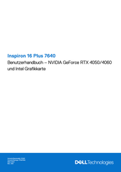 Dell Inspiron 16 Plus 7640 Benutzerhandbuch