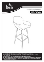 HOMCOM 835-707V00 Bedienungsanleitung