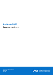 Dell Latitude 5550 Benutzerhandbuch