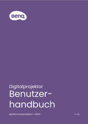 BenQ X500i Benutzerhandbuch