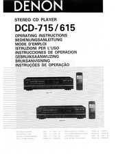 Denon DCD-715 Bedienungsanleitung