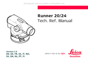 Leica Geosystems Runner 24 Gebrauchsanweisung