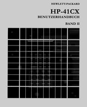 HP HP-41CX Benutzerhandbuch