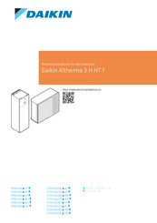 Daikin Altherma 3 H HT F ETVH16S18E9W-Serie Referenzhandbuch Für Den Monteur