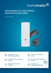 HomeMatic IP HmIP-ESI-IEC Installations- Und Bedienungsanleitung