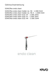 Kavo SONICflex endo clean Serie Gebrauchsanweisung