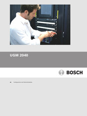 Bosch UGM 2040 Konfiguration Und Bedienung
