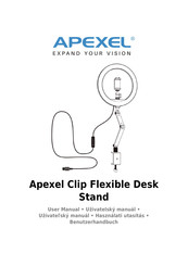 APEXEL Clip Flexible Desk Stand Benutzerhandbuch