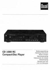 Dual CD 1080 RC Bedienungsanleitung