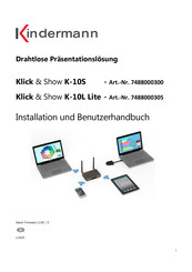 Kindermann Klick & Show K-10S Installations- Und Benutzerhandbuch