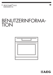 AEG PROCOMBI PLUS BS8364831M Benutzerinformation