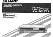 Sharp VC-A105B Bedienungsanleitung