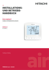 Hitachi ECO COMPACT PC-ARC-E Installations- Und Betriebshandbuch