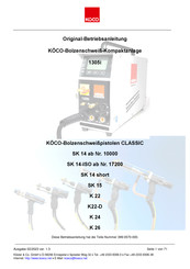 KOCO 1305i Serie Originalbetriebsanleitung