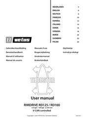 Vetus RimDrive RD160 Benutzerhandbuch