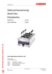 Scholl Multi-Flex SH/PA 6000-ML Gebrauchsanweisung