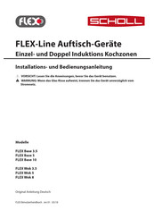 Scholl FLEX Base 3.5 Installations- Und Bedienungsanleitung