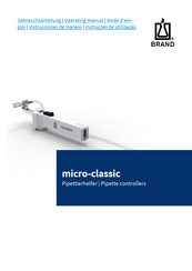BRAND micro-classic Gebrauchsanleitung