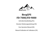 BERG GPS FD-9000 Benutzer-Bedienungsanleitung