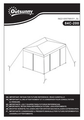 Outsunny 84C-200 Montageanleitung