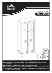 HOMCOM 834-495V00 Montageanleitung