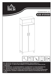 HOMCOM 838-410V00 Montageanleitung
