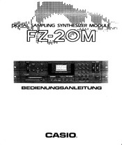 Casio FZ-20M Bedienungsanleitung
