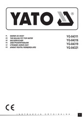 YATO YG-04321 Originalanleitung