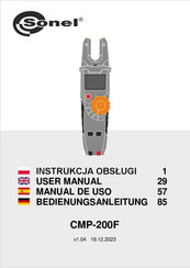 Sonel CMP-200F Bedienungsanleitung