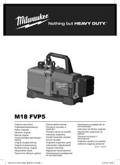 Milwaukee M18 FVP5-801 Originalbetriebsanleitung