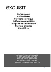 exquisit KA 6502 sw Gebrauchsanweisung