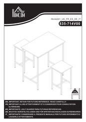 HOMCOM 835-714V00 Montageanleitung