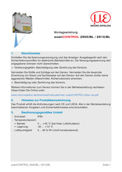 MICRO-EPSILON scanCONTROL 2510/BL Montageanleitung