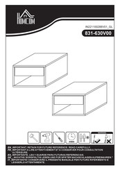 HOMCOM 831-630V00 Montageanleitung