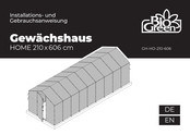 Bio Green GH-HO-210-606 Installations- Und Gebrauchsanweisung