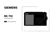 Siemens RK 713 Bedienungsanleitung