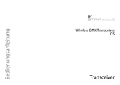 thomann Stairville Wireless DMX Transceiver G5 Bedienungsanleitung