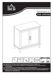 HOMCOM 838-349V80 Montageanleitung