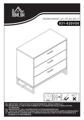 HOMCOM 831-620V00 Montageanleitung