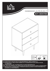 HOMCOM 831-604V00LR Montageanleitung