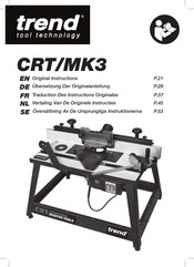 TREND CRT/MK3 Übersetzung Der Originalanleitung