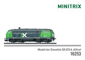 Minitrix 225 073-6 AIXrail Bedienungsanleitung