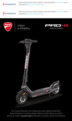 Ducati PRO-3 R Bedienungsanleitung