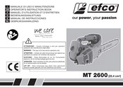 Efco MT 2600 Bedienungsanleitung
