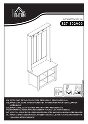 HOMCOM 837-302V00GY Bedienungsanleitung