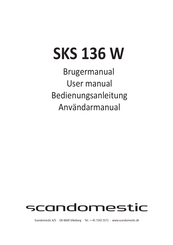 Scandomestic SKS 136 W Bedienungsanleitung
