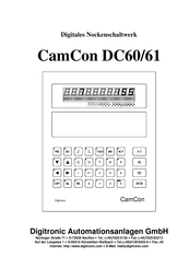 Digitronic Automationsanlagen CamCon DC60 Bedienungsanleitung