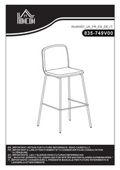 Homcom 835-749V00 Montageanleitung
